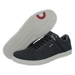 Sapatenis Masculino Casual CRshoes Couro preto
