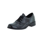 Oxford Feminino Salto Baixo CRshoes Verniz Preto