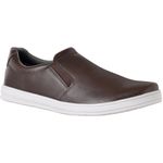 Slip Masculino CRshoes Elastico laterial Cafe 