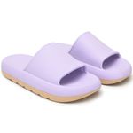 Chinelo Slide Sandalia Nuvem Super Confortavel Leve Crshoes Lilas