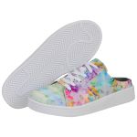 Mule Plataforma CRShoes | Tie Day Rosa