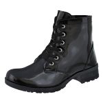 Coturno Feminino Preto Verniz CRshoes 