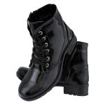 Coturno Feminino Preto Verniz CRshoes 