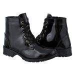 Coturno Feminino Preto Verniz CRshoes 