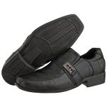 Sapato Social Masculino Em Couro Legitimo Preto 