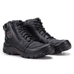 Bota masculina motociclista Com Ziper CRshoes 