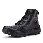 Bota masculina motociclista Com Ziper CRshoes 