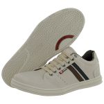 Sapatenis masculino casual CRshoes areia