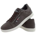 Sapatenis casual masculino CRshoes Café