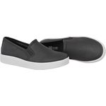 Tênis casual Elástico Feminino Preto Fosco