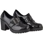 Oxford feminino tratorado CRshoes verniz preto