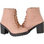 Coturno Feminino Tratorado CRshoes Rosa