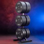 Suporte para Anilha Olimpica 6 Pinos Flexbe Fitness