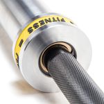 Kit com 1 Barra Feminina + presilhas + 2 anilhas de 5kg + 2 anilhas de 10kg Flexbe Fitness