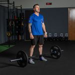 Dupla De Barras Olímpica Crossfit Lpo 2,20m 20kg + Presilhas Flexbe Fitness