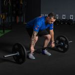 Dupla De Barras Olímpica Crossfit Lpo 2,20m 20kg + Presilhas Flexbe Fitness