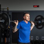 Dupla De Barras Olímpica Crossfit Lpo 2,20m 20kg + Presilhas Flexbe Fitness