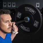 Dupla De Barras Olímpica Crossfit Lpo 2,20m 20kg + Presilhas Flexbe Fitness