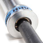 Kit com 1 Barra Masculina com as presilhas + 2 anilhas de 5kg + 2 anilhas de 10kg Flexbe Fitness