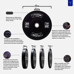 Anilha Olímpica Bumper Crossfit 5kg Flexbe Fitness