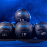 Wall Ball 6kg Medicine Ball 100% Couro Crossfit Funcional Flexbe Fitness