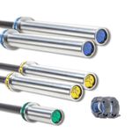 Kit 5 Barras Olímpica Crossfit Lpo Oficial + Presilhas Ganha o Suporte Flexbe Fitness