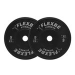 Kit Anilha Olímpica Bumper Crossfit 500kg (16x5+14x10+8x15+8x20) Flexbe Fitness