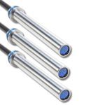 Trio De Barras Olímpica Oficial Crossfit Lpo 2,20m 20kg Flexbe Fitness