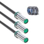 Trio De Barras Olímpica Crossfit 1,60mt 10kg oficial + presilha Flexbe Fitness