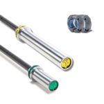 Par De Barras Olimpica Crossfit 2.0 Mt E 1.6 Mt + Presilhas Flexbe Fitness