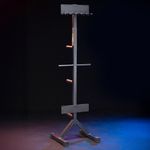 Suporte para 5 Barras Olimpicas e Anilhas Vertical Cavalete Flexbe Fitness