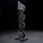 Suporte para 5 Barras Olimpicas e Anilhas Vertical Cavalete Flexbe Fitness