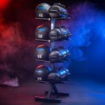 Suporte Wall Ball e Power Bag (4 Pares) Torre Flexbe Fitness 