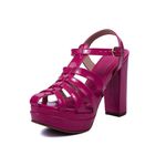 Sandália Feminina Meia Pata Aranha 170800 Napa Verniz Pink