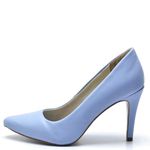 Sapato Feminino Scarpin 1720 Napa Azul Serenity