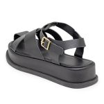 Sandália Flatform Feminina Papete 23400 Bronze - Peônia