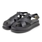 Sandália Flatform Feminina Papete 23400 Bronze - Peônia