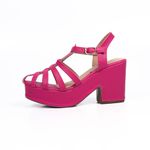 Sandália Feminina Meia Pata Aranha 8007 Napa Pink