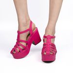 Sandália Feminina Meia Pata Aranha 8007 Napa Pink