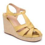 Sandalia Anabela Plataforma Salto Em Corda 190100 Dolce - Rosa