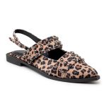 Sapatilha Slingback Rasteira Feminina Bico Fino 184202 Oncinha