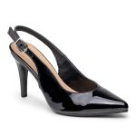 Sapato Social Feminino Scarpin Salto Alto Fino Preto 6021 Preto