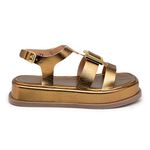 Sandália Feminina Flatform 23430 Bronze