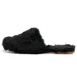 Rasteira Pantufa Pelinho Preto