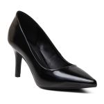 Sapato Feminino Scarpin Salto Fino Verniz Preto 183000