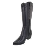 Bota Western Texana Feminina Country Cano Médio 23148 Floter Preto