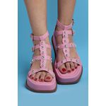 Sandália Papete Flatform Feminina Em Napa Tutti Frutti 183070