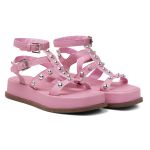 Sandália Papete Flatform Feminina Em Napa Tutti Frutti 183070