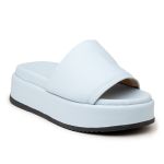 Tamanco Feminino Anabela Plataforma Salto Alto Confortável 5300 Santorine Acqua