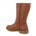 Bota Feminina Cano Médio Biker Rasteira 2025 Napa Arizona